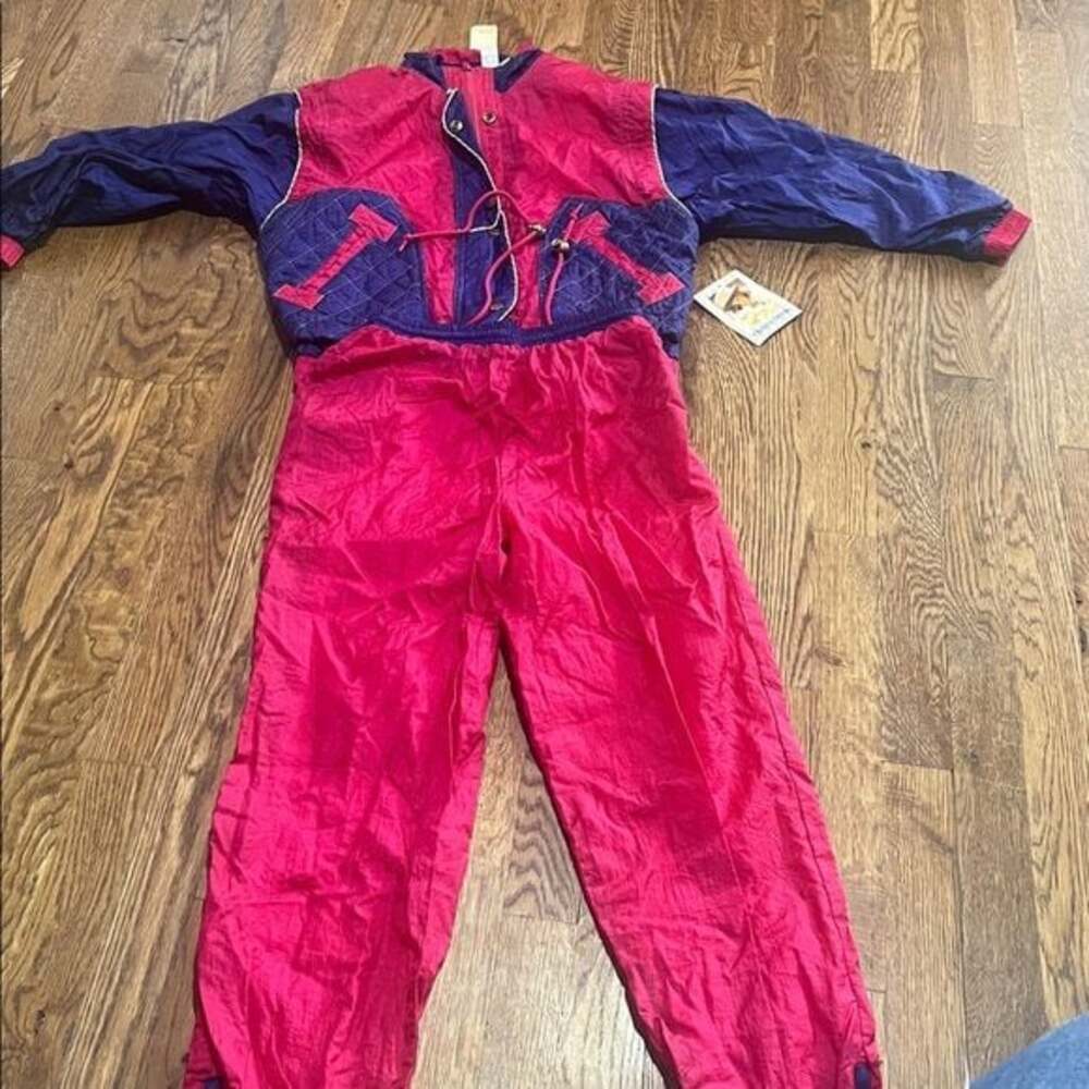 New Christie Brooks Vintage90sGirls Windbreaker Jacket  and pants Size M (10-12)